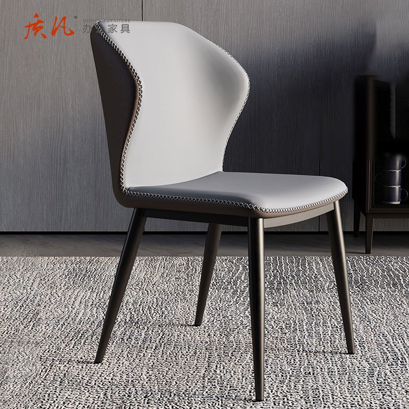 苏宁 质凡 办公家具简约接待会客蝴蝶靠背椅 颜色备注高清大图