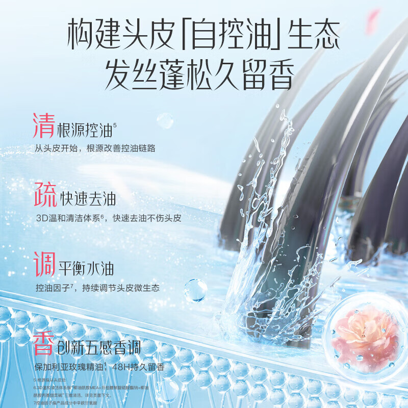 阿道夫(ADOLPH)洗发水520ml 控油蓬松去屑洗头膏精油香氛洗发香乳露留香男士女士 控油清爽洗发水520ml 精油高清大图