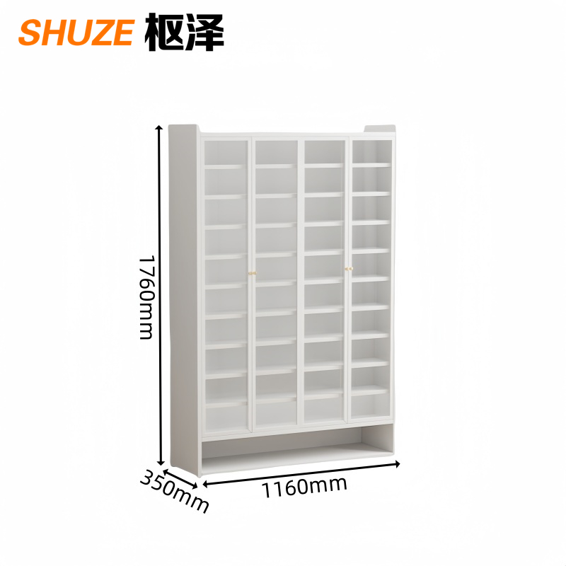 枢泽 鞋柜 鞋架 4门11层 个高清大图