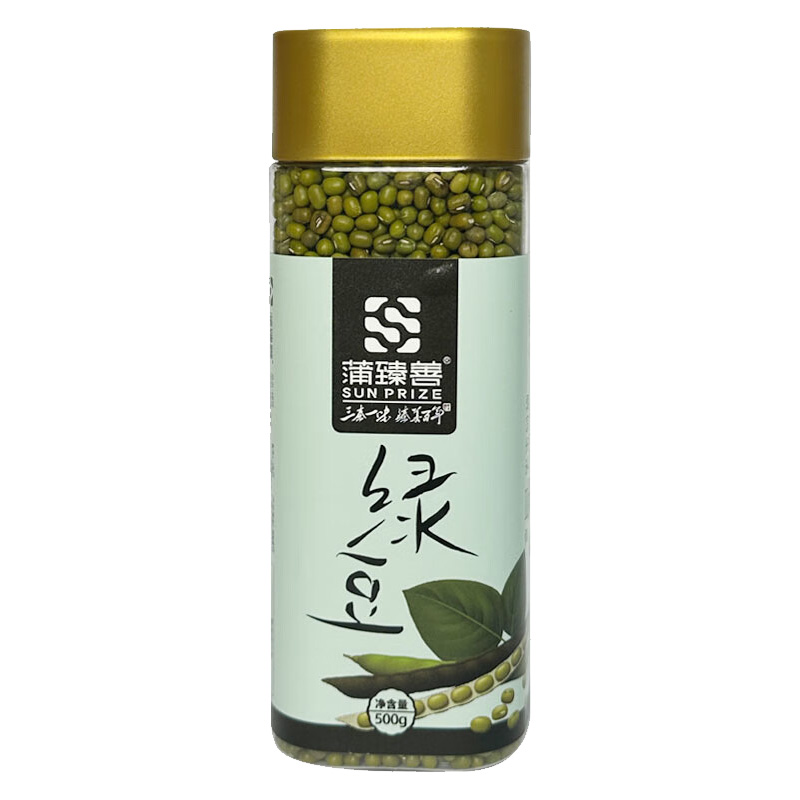 蒲臻善绿豆甄选原粮自然生长原汁原味口感醇厚500g