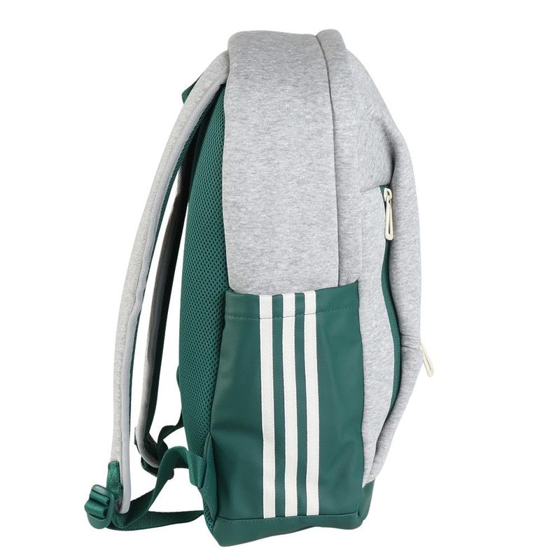 Adidas棉涤混纺休闲运动背包男女通用大容量通勤包CGREENMGREYH高清大图