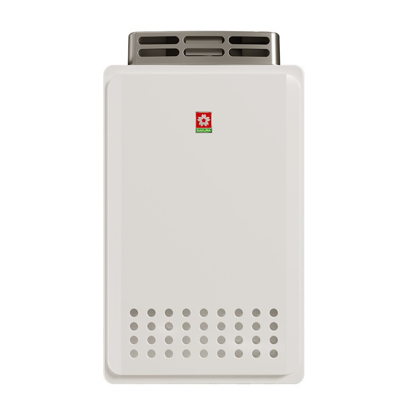 樱花 SAKURA 16L燃气热水器 室外机 户外热水器 恒温防冻抗强风 天然气 多重安全防护 JSW30-W301A