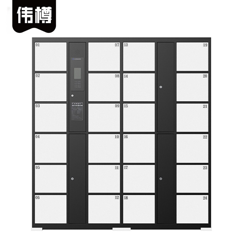 伟樽智能存包柜人脸识别24门1700*460*1800mm台