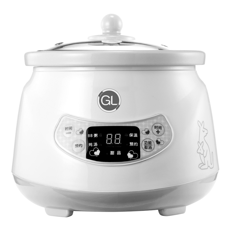 格朗bb煲婴儿电饭煲宝宝辅食锅全自动多功能电饭煲儿童煮粥锅 智能粥汤煲 GL YY-11高清大图