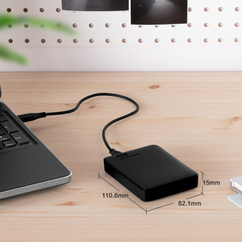 西部数据(WD)移动硬盘Elements 1TB USB3.0 新元素系列2.5英寸(稳定耐用 海量存储)