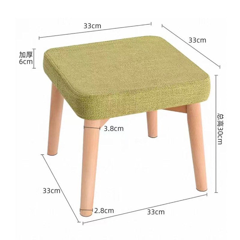 苏宁 金菲罗格 实木凳子高度30cm