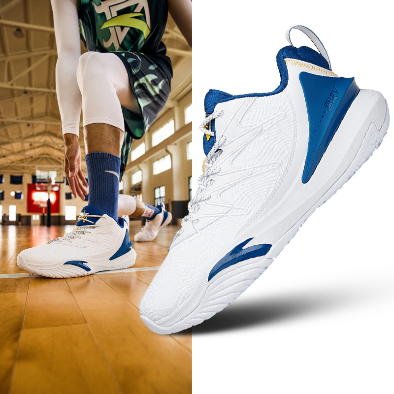 安踏篮球鞋男鞋kt速决5秋季新款实战减震防滑运动鞋112141605