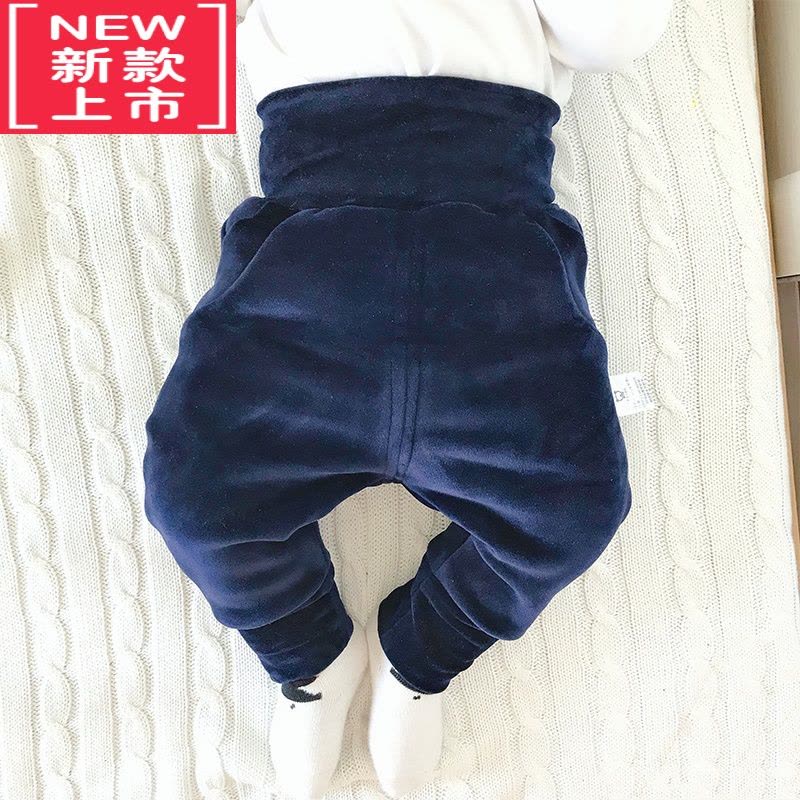 可莉允婴儿大pp裤子女童宝宝外穿屁屁裤打底裤高腰加绒加厚保暖春秋冬装保暖裤图片