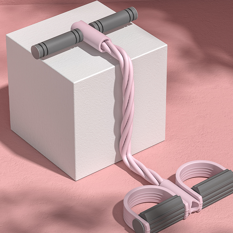 脚蹬拉力器健身器材瘦肚家用女瑜伽普拉提绳仰卧起坐辅助