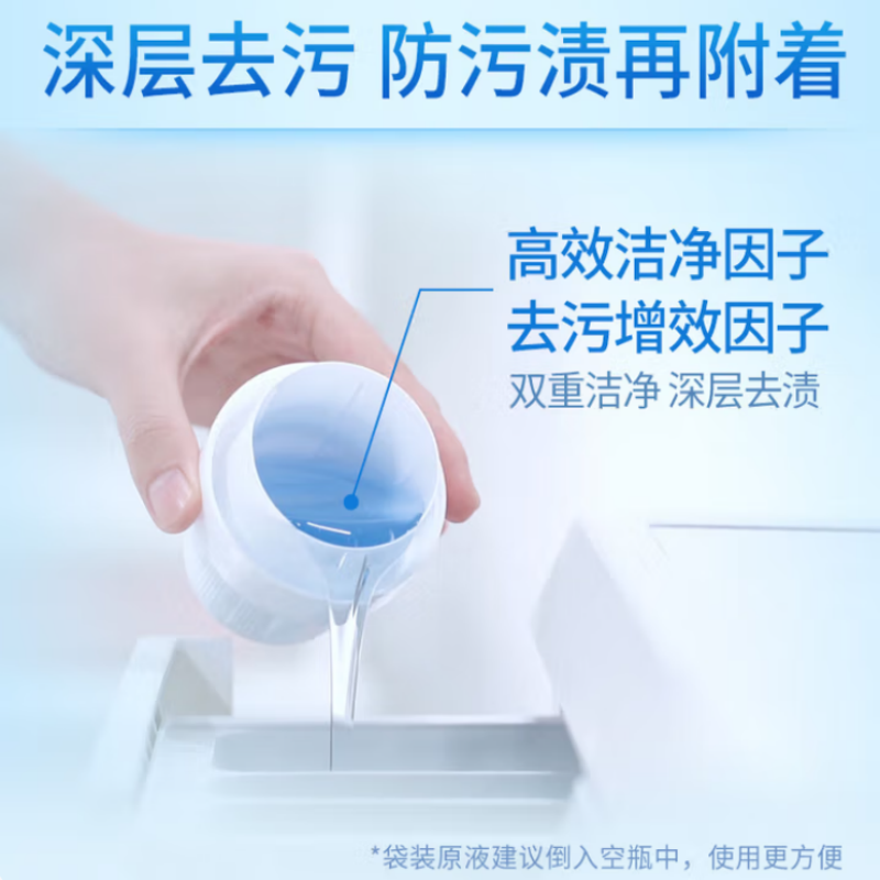 蓝月亮 10001473 洗衣液 深层洁净薰衣草1kg瓶装+1kg*2袋装高清大图