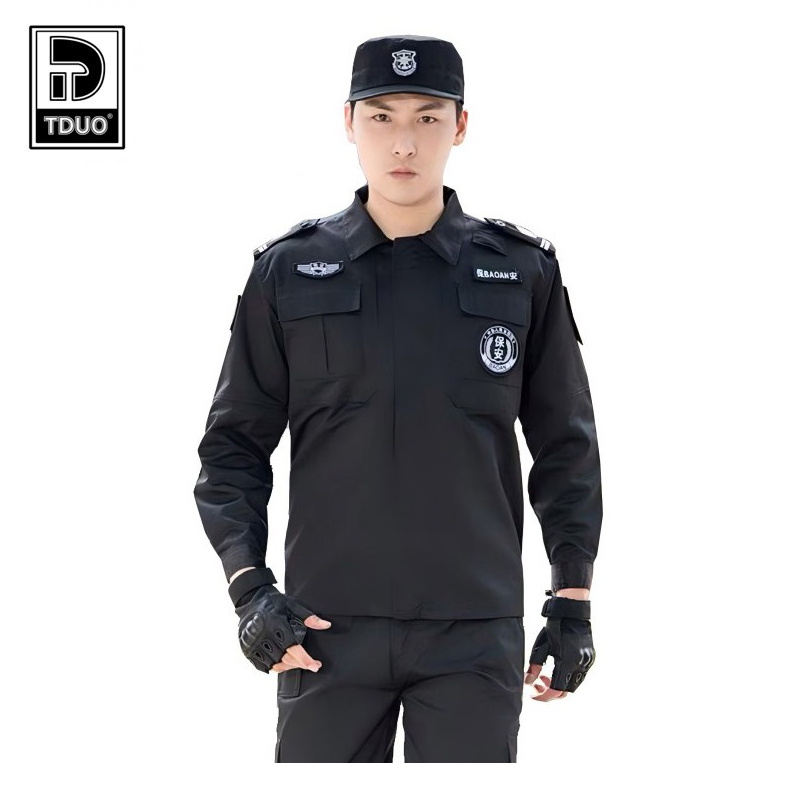 TDUO执勤安保工作服长袖E32 件高清大图