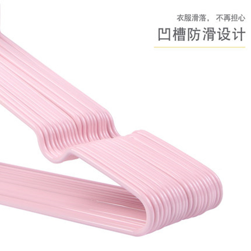 加粗衣架挂钩无痕晒衣架学生家用防滑衣挂衣撑挂衣架宿舍晾衣服架40支