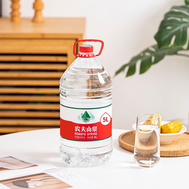 农夫山泉饮用水饮用天然水5L*4桶整箱装桶装水