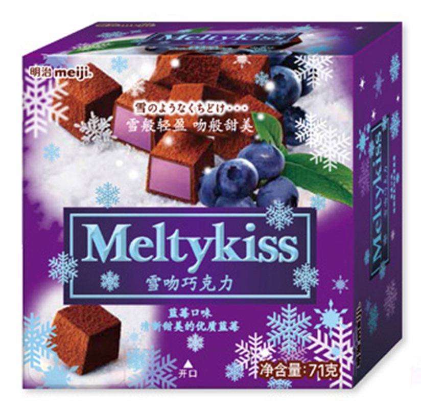 明治雪吻蓝莓巧克力