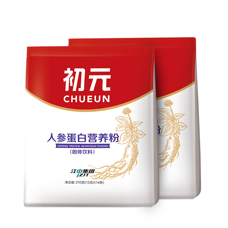 江中初元 人参蛋白营养粉(固体饮料)420g 含人参精华 补充优质蛋白质