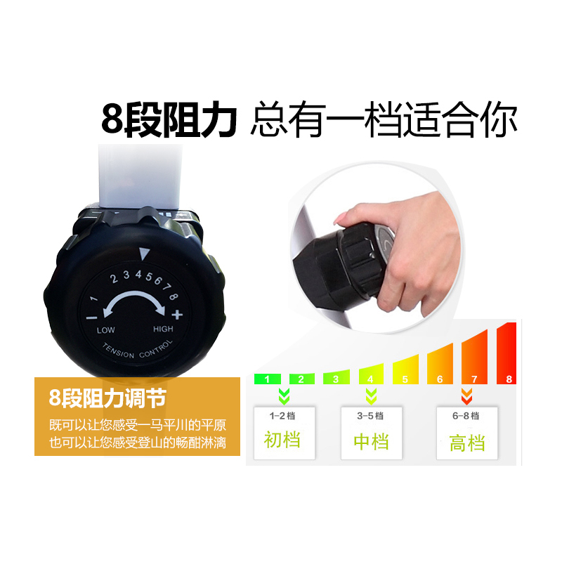健芬欣健身车家用室内立式磁控动感单车静音健身器材 JC501b健身车