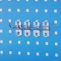 创世人 办公家具维修工作台电工操作台实验台打包台吊二抽带挂板灯板1.5米
