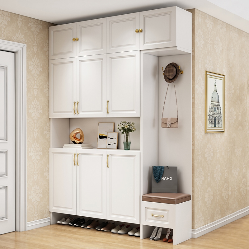 鞋柜家用门口大容量入户玄关柜一体古达靠墙客厅门厅柜阳台储物柜