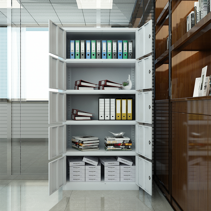 中豫鑫泽ZYXZ4071922钢制文件柜档案柜储物柜 通五节文件柜(加厚款)高清大图