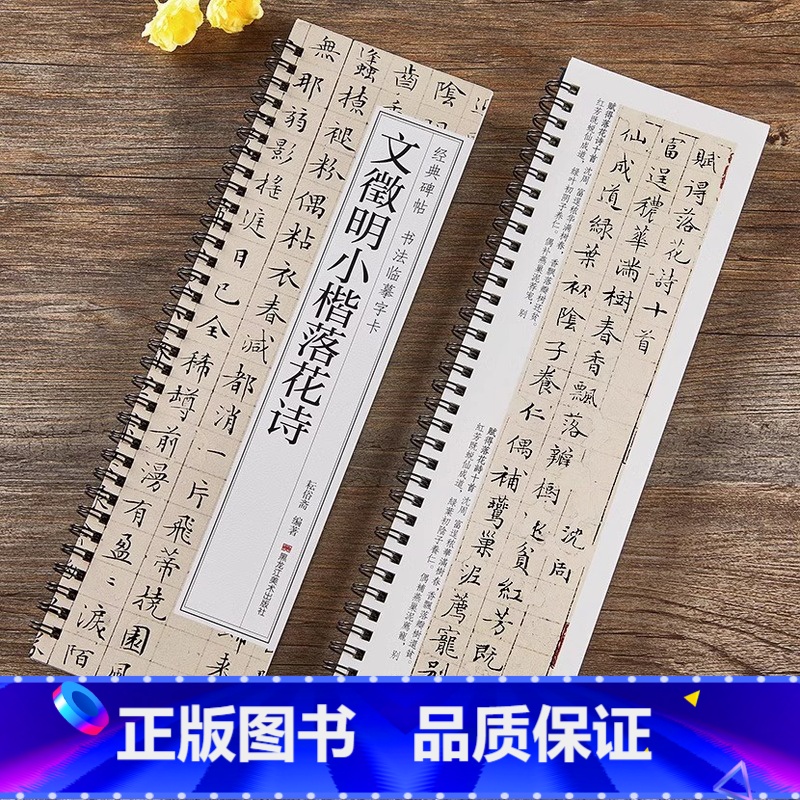 文征明小楷落花诗 【正版】文征明小楷落花诗小楷毛笔书法字帖全文版经典碑帖书法临摹字卡文徵明墨迹本近距离临摹字卡全落花诗卷