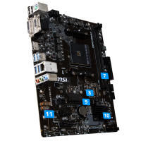 微星(msi) B450M PRO-M2 V2 AM4 电脑台式机游戏吃鸡主板