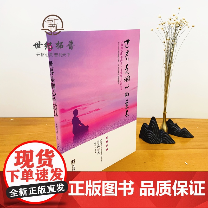正版 世界是调心的道具 让你的心听你的话 让你做自己的主人 雪漠/著 智慧风暴 中央编译出版社高清大图
