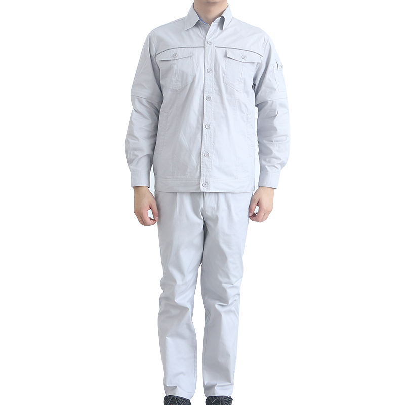 燕舞 BD2EG122005Z1F 夏季长袖工作服 150-190码（计价单位：件）米灰色 160 米灰色