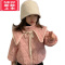 可莉允女童秋冬棉服2021新款儿童冬装轻薄羽绒棉衣女宝宝中小童洋气童装