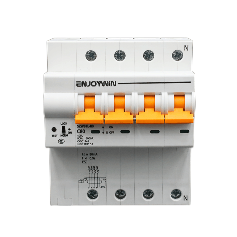 卓文(ENJOYWIN)4P智能微型融合断路器 漏电保护图片