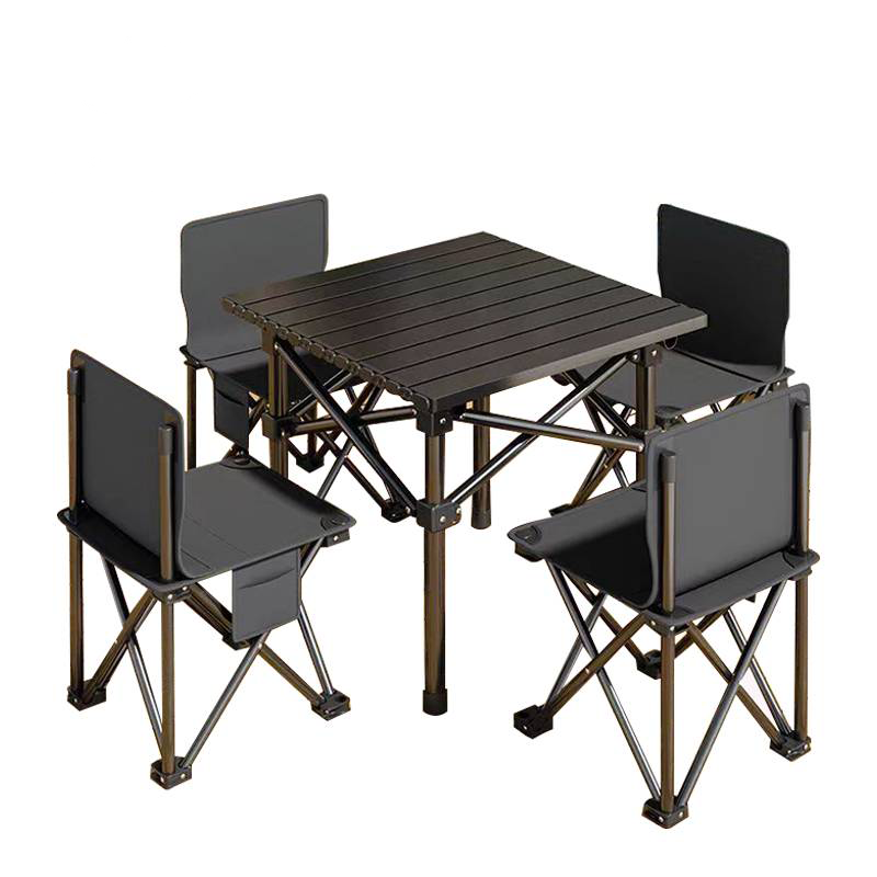 嘉众忆 户外桌椅套装露营折叠椅套装5件套 JZY-LY820 套高清大图