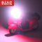 真智力Q版合金车跨斗摩托车模型儿童玩具车声光回力车小绵羊卡通小汽车