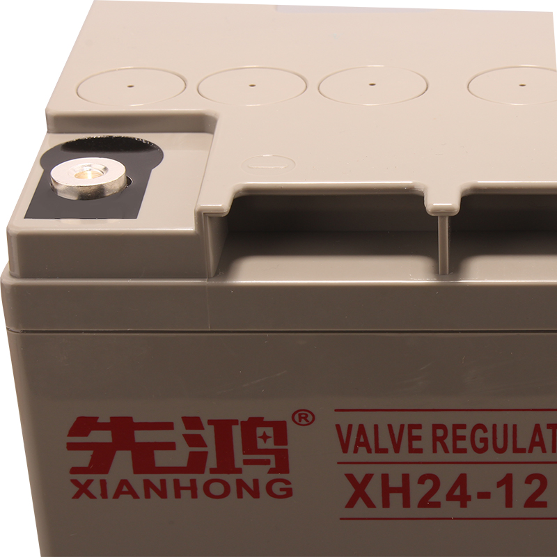 先鸿12V24AH免维护铅酸蓄电池UPS不间断电源直流屏通信机房电瓶高清大图