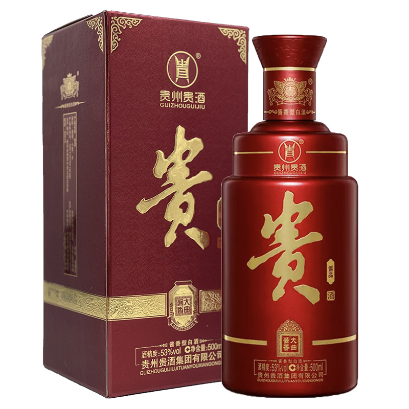 贵酒 53度 酱香型(原贵阳酒厂) 贵州贵酒 傢品 500mlx1瓶