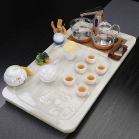 功夫茶具套装家用简约现代全自动一体防玉石欧式石头茶盘