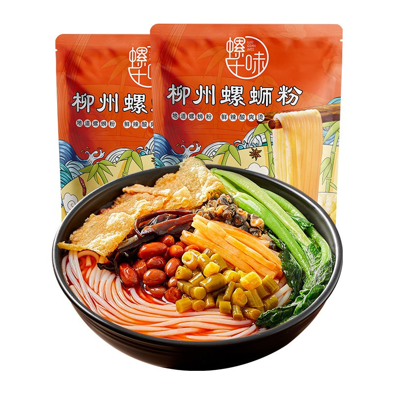 苏宁宜品螺千味螺蛳粉广西柳州螺丝粉305g*2