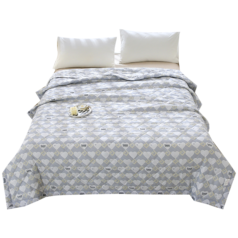 悠梦嘉居 深睡眠亲肤空调被YB-14289蓝灰恋 180*200cm高清大图