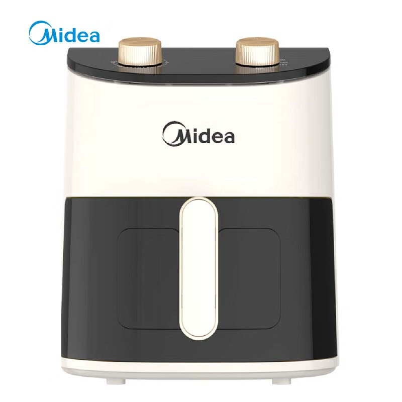 美的空气炸锅家用大容量蒸汽嫩炸可视窗口旋钮操控一体煎烤炸锅KZE4588TQ