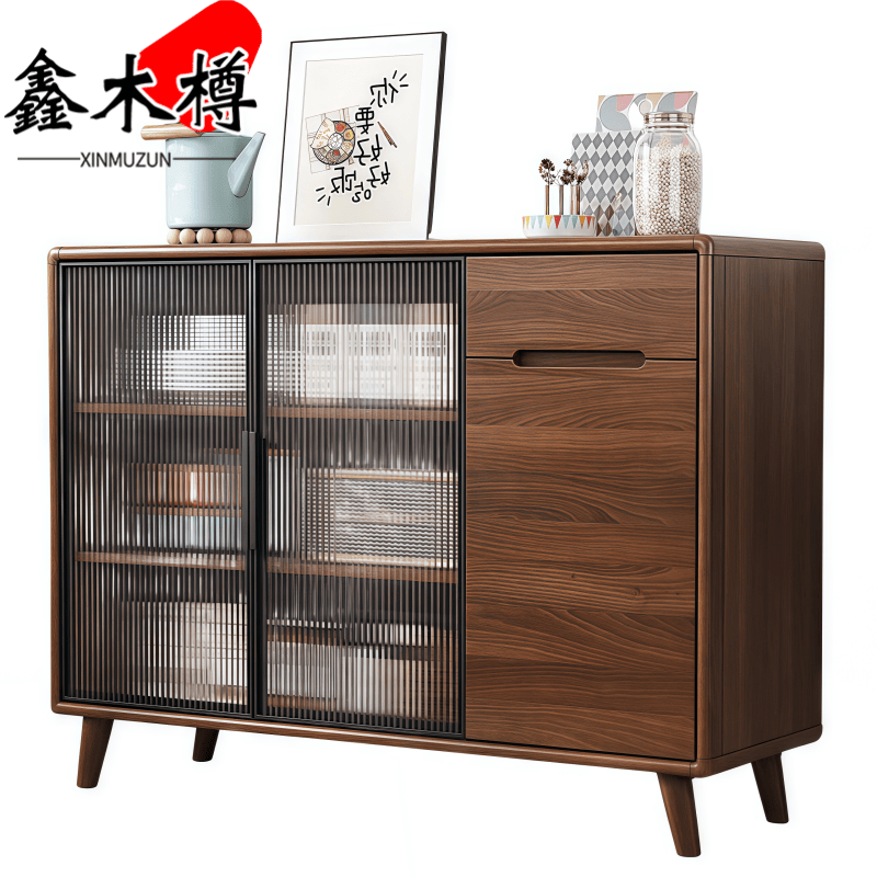 鑫木樽餐边柜1.2m个高清大图