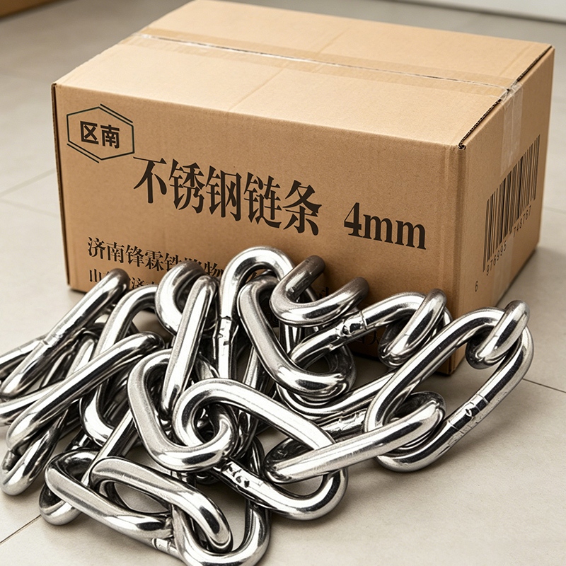 区南 不锈钢链条 4mm 米高清大图