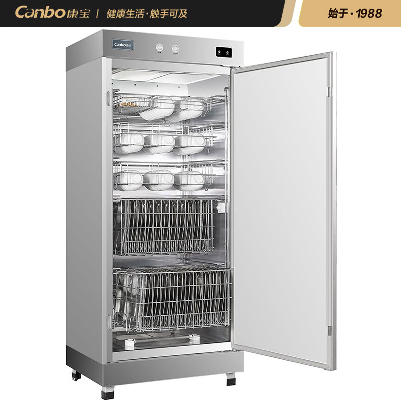 康宝(Canbo)RTP350A-1B消毒柜立式餐具高温碗柜家用商用不锈钢 商用高清大图