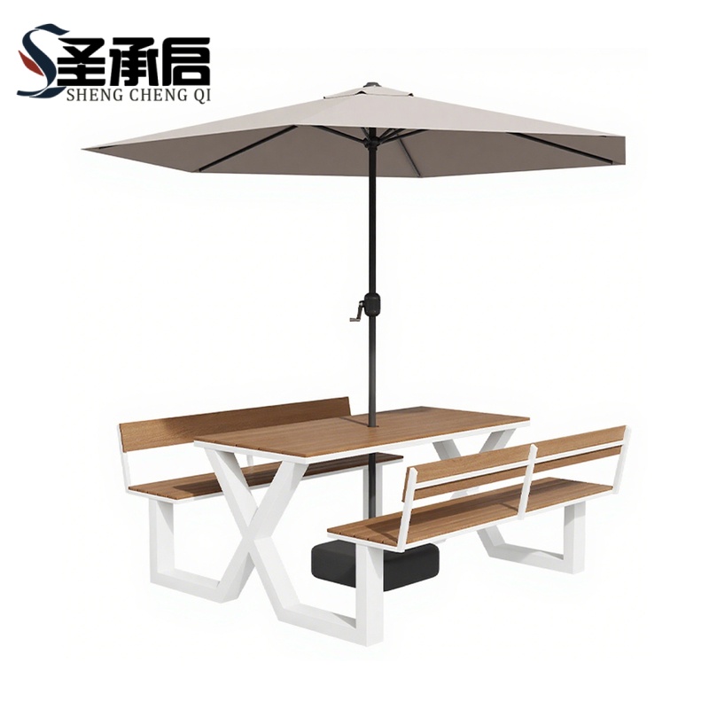 圣承启 户外桌椅 200cm 套高清大图