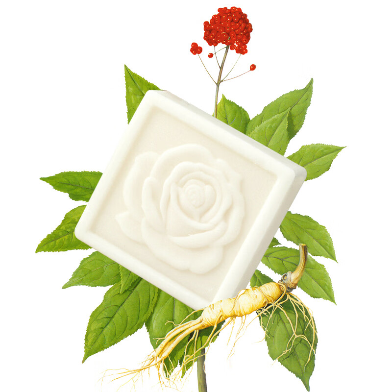裕金源 100g (浪漫花香)人参倍润 香皂 (计价单位:块) 白色高清大图