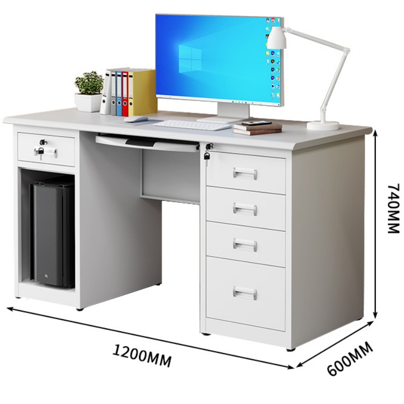 豫龙都 职员桌 带键盘托 张高清大图