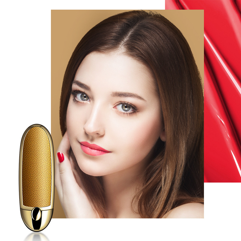 臻彩娇艳柔润口红持久不脱色不色不沾杯哑光唇膏女学生款