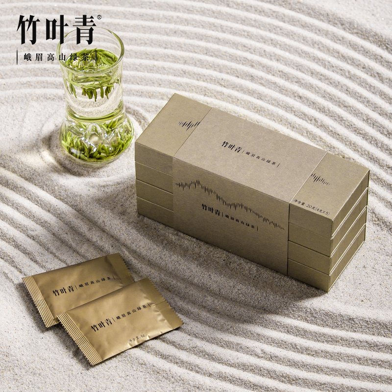 【2020新茶上市】竹叶青茶叶峨眉高山绿茶特级(论道)礼盒
