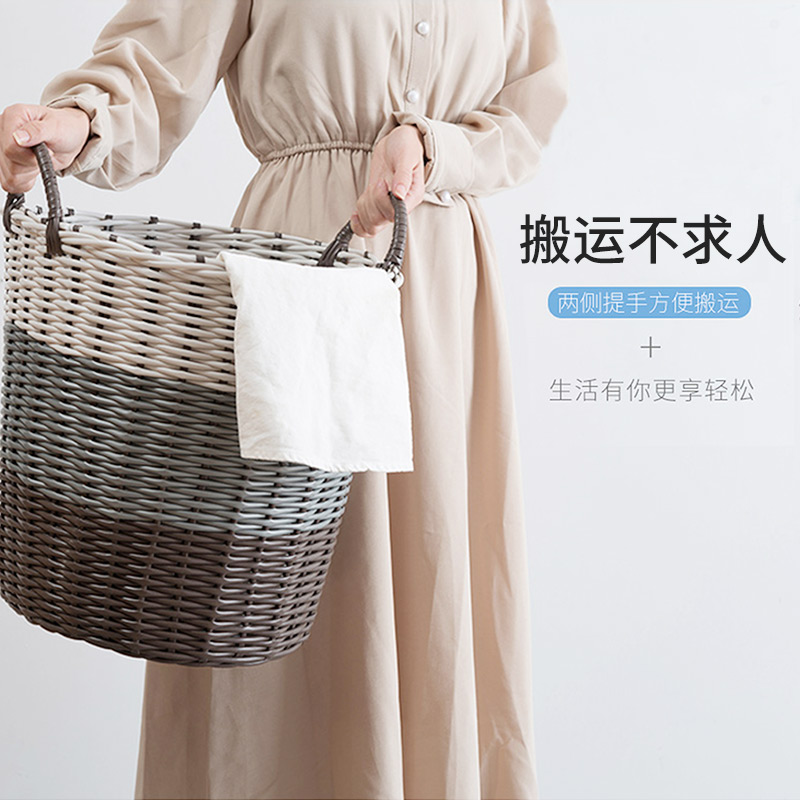 京惠思创 脏衣篮浴室神器收纳篮收纳筐玩具收纳桶大容量脏衣篓可折叠洗衣篮高清大图