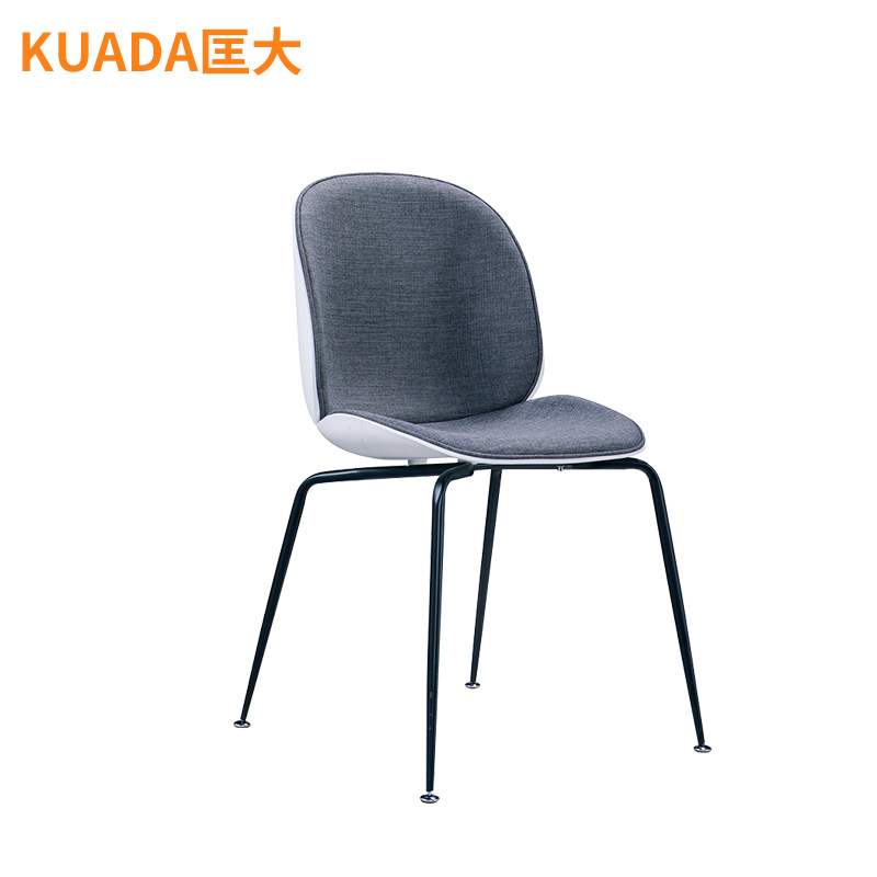 匡大办公椅洽谈椅贝壳椅带软包