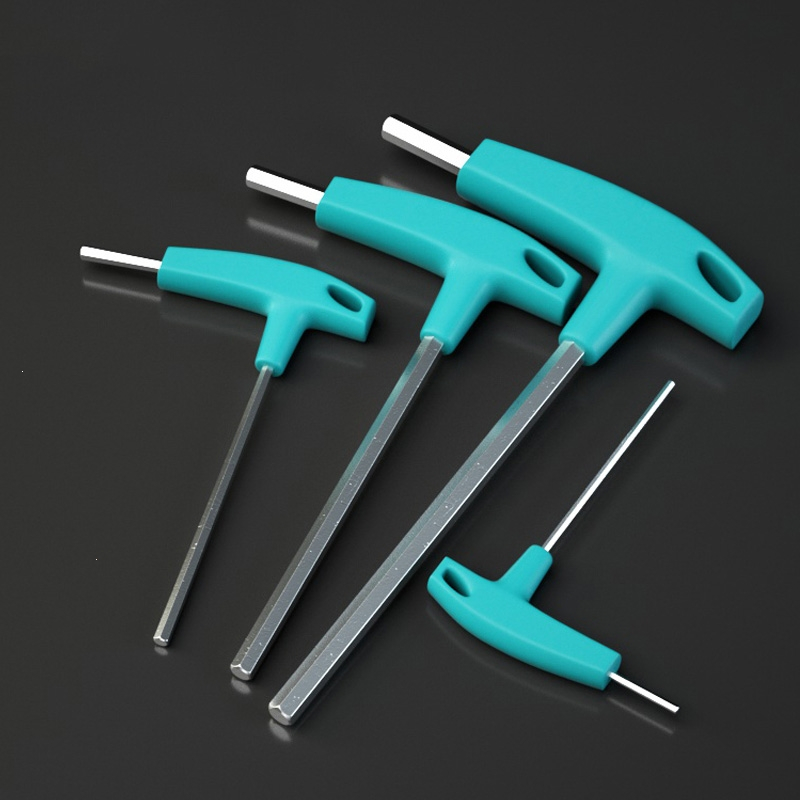 阿斯卡利t型内六角扳手单个t25510mmt型螺丝刀平头内六方六棱角扳手