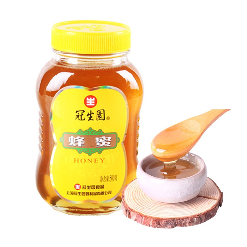 晋唐上海冠生园蜂蜜500g冲调蜂制品荆条蜜油菜洋槐蜂蜜瓶装(单位:瓶)