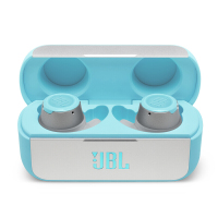 JBL FLOW入耳式真无线运动蓝牙耳机 跑步防水防汗音乐耳机 苹果安卓通用耳麦 充电盒 青色